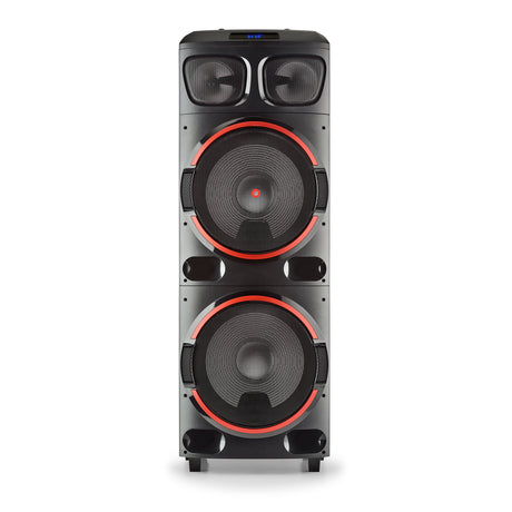 NGS Premium 15 Inch Speaker with Double Woofer 1200W - Black | 620139