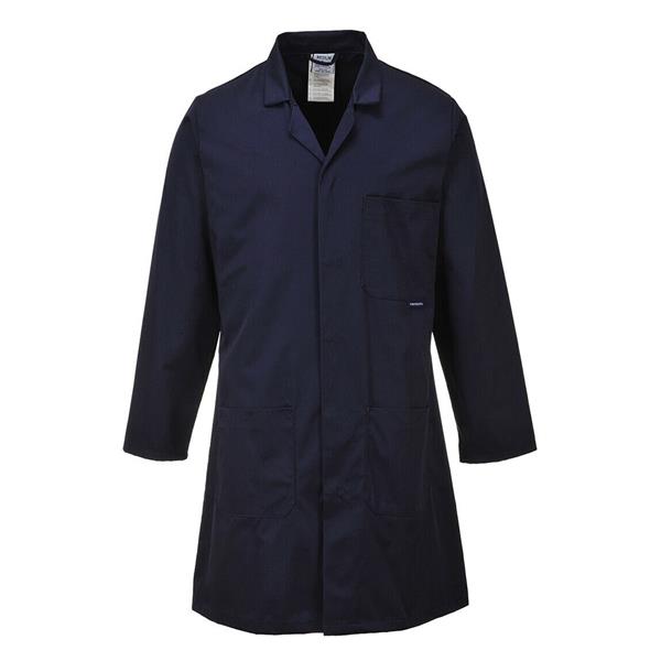 Portwest Standard Laboratory Lab Coat - Navy