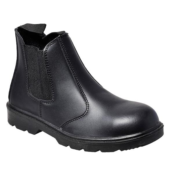 Portwest Steelite Dealer Boot S1P - Black - Size 10 (EU44) | FW51BKR44