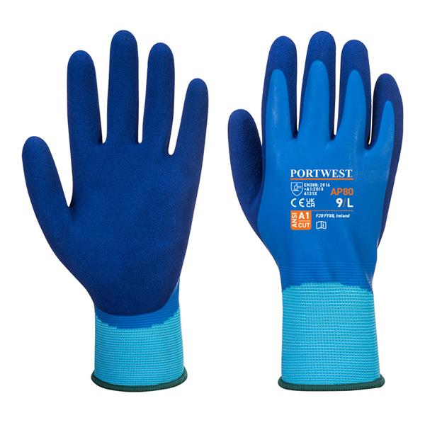 Portwest AP80 Liquid Protection Gloves Blue