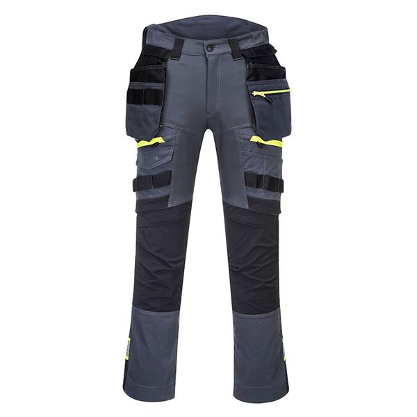 Portwest DX4 Detachable Holster Pocket Work Trouser - Metal Grey