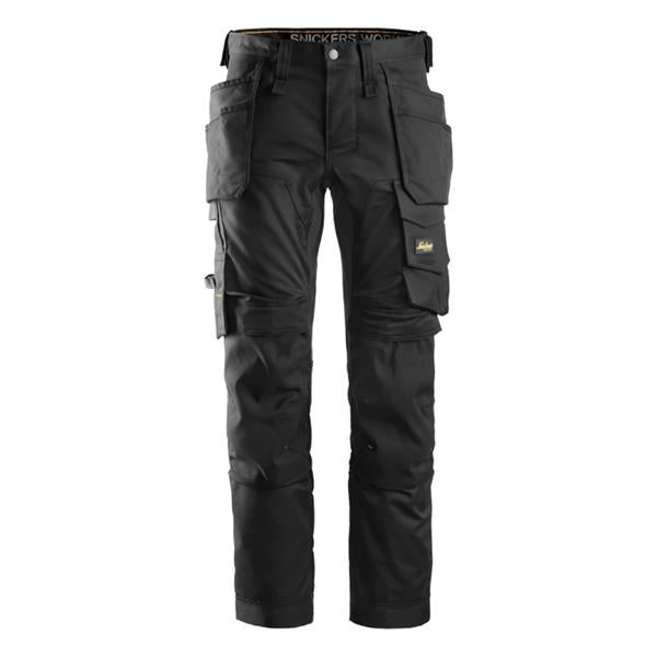 Snickers 6241 AllroundWork Stretch Holster Slimfit Trousers - Black