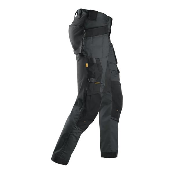 Snickers 6241 AllroundWork Stretch Holster Slimfit Trousers - Grey/Black