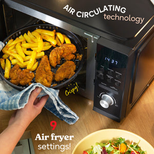 Russell Hobbs Inspire Microwave & Air Fryer 900w 25 Litre - Black | RHMAF2504B