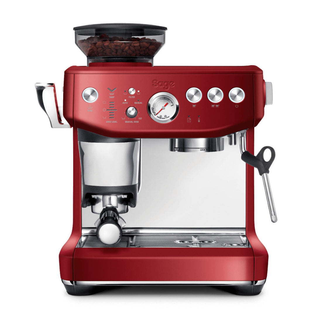 Sage The Barista Express Impress Coffee Machine - Red Velvet Cake | SES876RVC4GUK1
