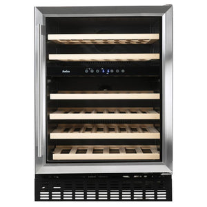 Amica 46 Bottle 60cm Freestanding Wine Cooler - Stainless Steel | AWC600SS