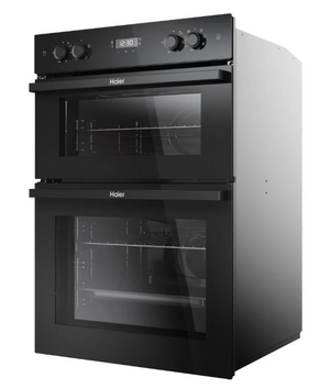 Haier Series 2 Built In Double Oven with Steam - Black | HWO9M2M5B