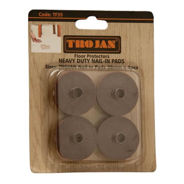 Trojan Nail In Felt Pads 22mm | TF30