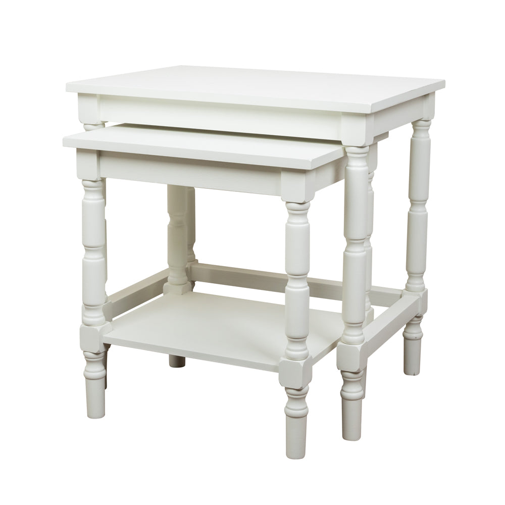 Tara Lane Ainsley Nesting Tables Set of 2 - Soft Cream | TL5679