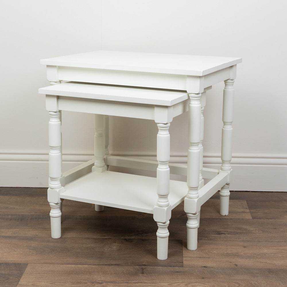 Tara Lane Ainsley Nesting Tables Set of 2 - Soft Cream | TL5679