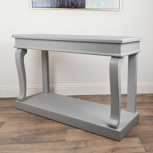 Tara Lane Scroll Console Table 130cm - Warm Grey | TL5817