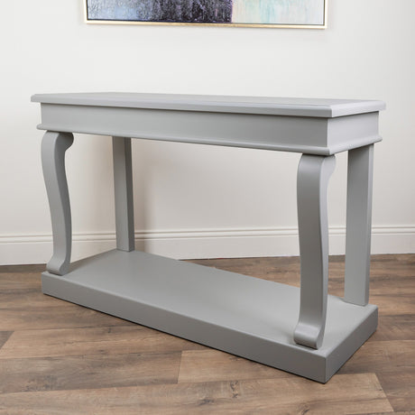 Tara Lane Scroll Console Table 130cm - Warm Grey | TL5817