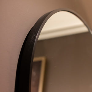 Tara Lane Modena Round Wall Mirror 60cm - Black | TL6039