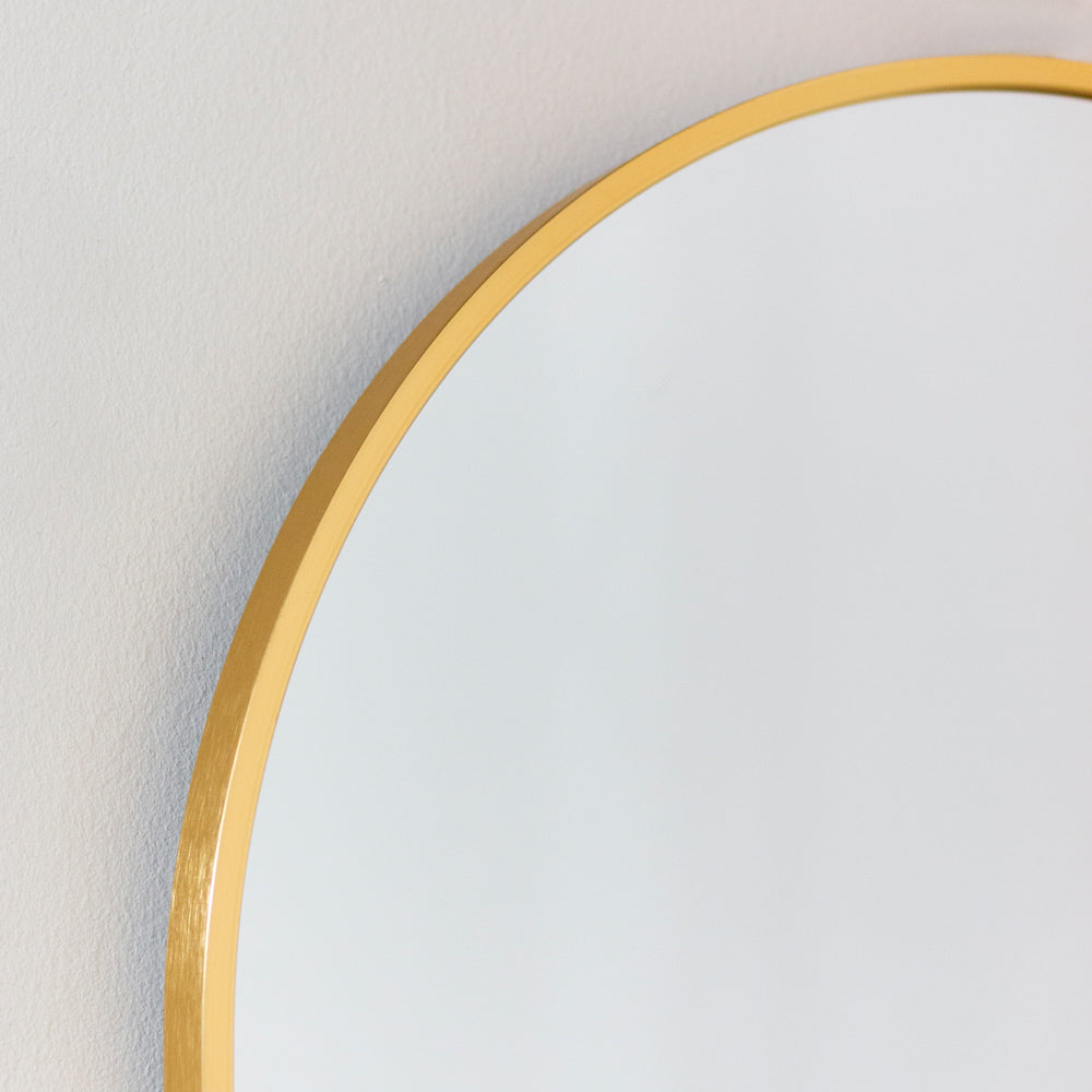 Tara Lane Modena Oval Wall Mirror 50cm x 70cm - Gold | TL6042