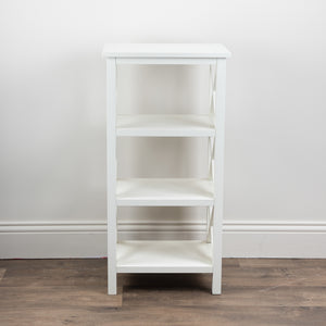 Tara Lane Rivera 4 Tier Shelf - White | TL6052