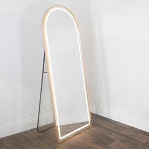 Tara Lane Modena LED Cheval Arch Mirror 170cm x 70cm - Gold | TL6299