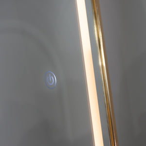 Tara Lane Modena LED Cheval Arch Mirror 170cm x 70cm - Gold | TL6299