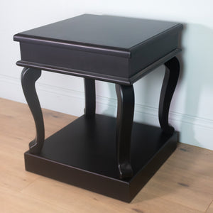 Tara Lane Scroll End Table - Black | TL6493