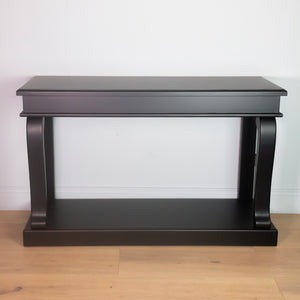 Tara Lane Scroll Console Table 130cm - Black | TL6502