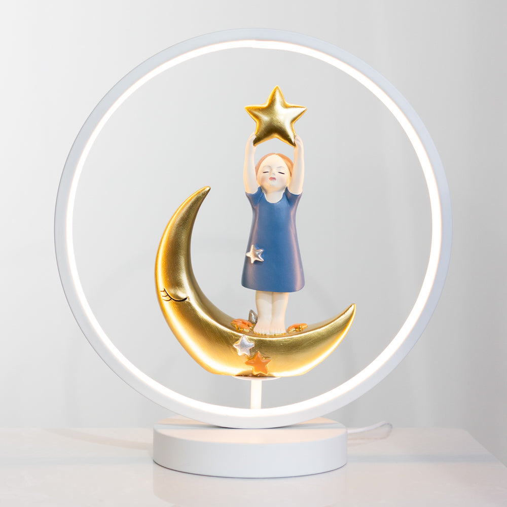 Tara Lane Star and Moon USB Table Lamp | TL6712