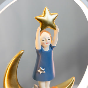 Tara Lane Star and Moon USB Table Lamp | TL6712