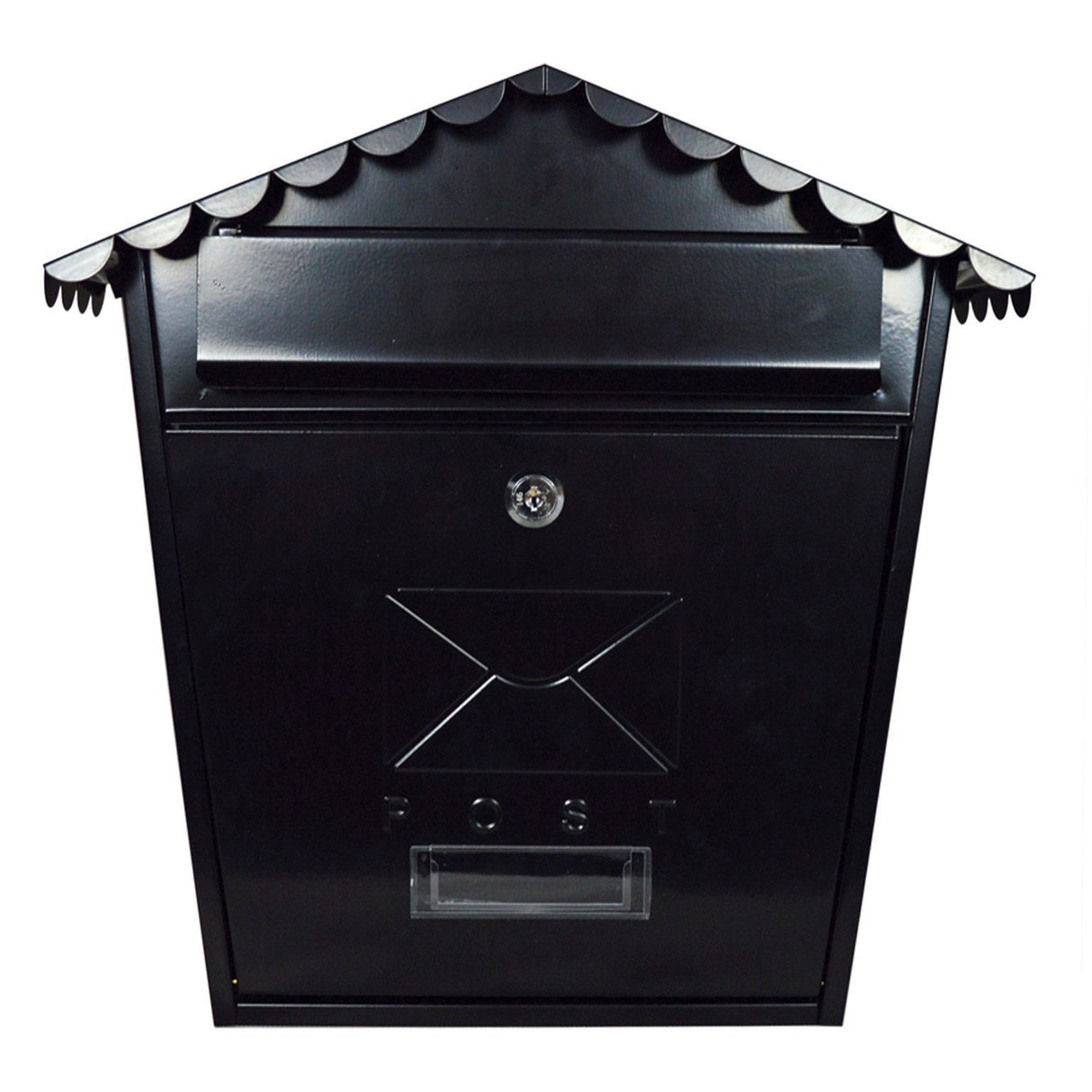 Postplus Classic Post Box Letterbox - Black | TSH001Z