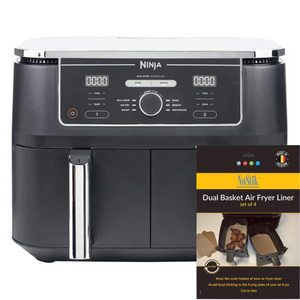 Ninja 9.5 Litre Foodi Max Dual Zone Air Fryer & Nostik Liners