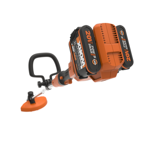 Worx Power Share Cordless Grass String Strimmer 33cm 2 x 20V Batteries Included | WG183E