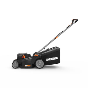 Worx 40V 37cm Cordless Brushless Lawn Mower with 2 x 4.0Ah Batteries | WG737E