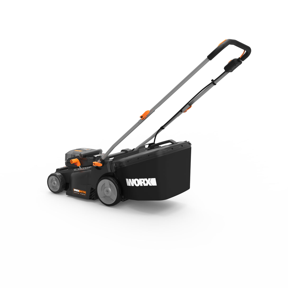 Worx 40V 37cm Cordless Brushless Lawn Mower with 2 x 4.0Ah Batteries | WG737E