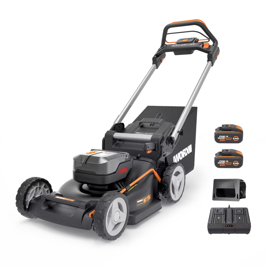 Worx 40V Brushless Self Propelled Battery Lawn Mower 46cm | WG749E