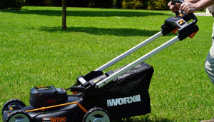 Worx 40V Brushless Self Propelled Battery Lawn Mower 46cm | WG749E