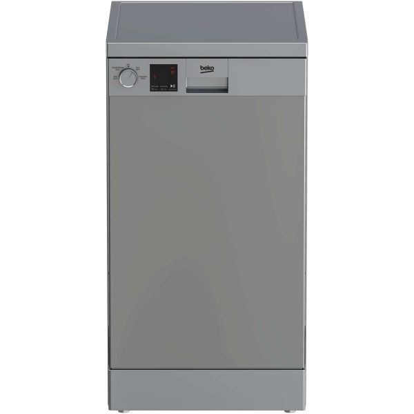 Beko 10 Place Slimline Dishwasher 45cm - Silver | DVS04020S