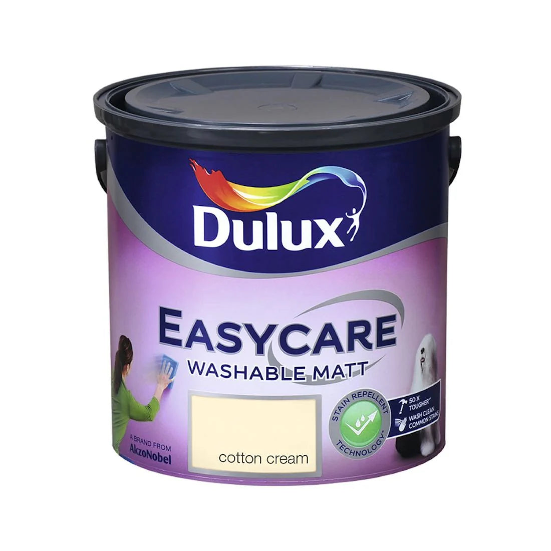 Dulux 2.5 Litre Easycare Washable Matt - Cotton Cream | 5083823