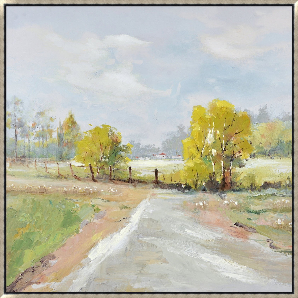 Macquillan Hand Painted Picture Summer Day 100cm x 100cm | MQP7032