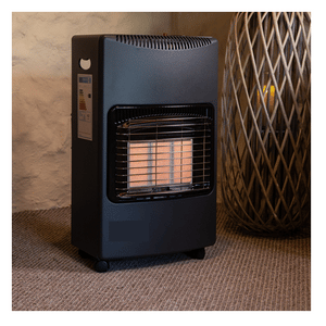 De Vielle 4.2kw Portable Gas Heater - Black | DEF974335