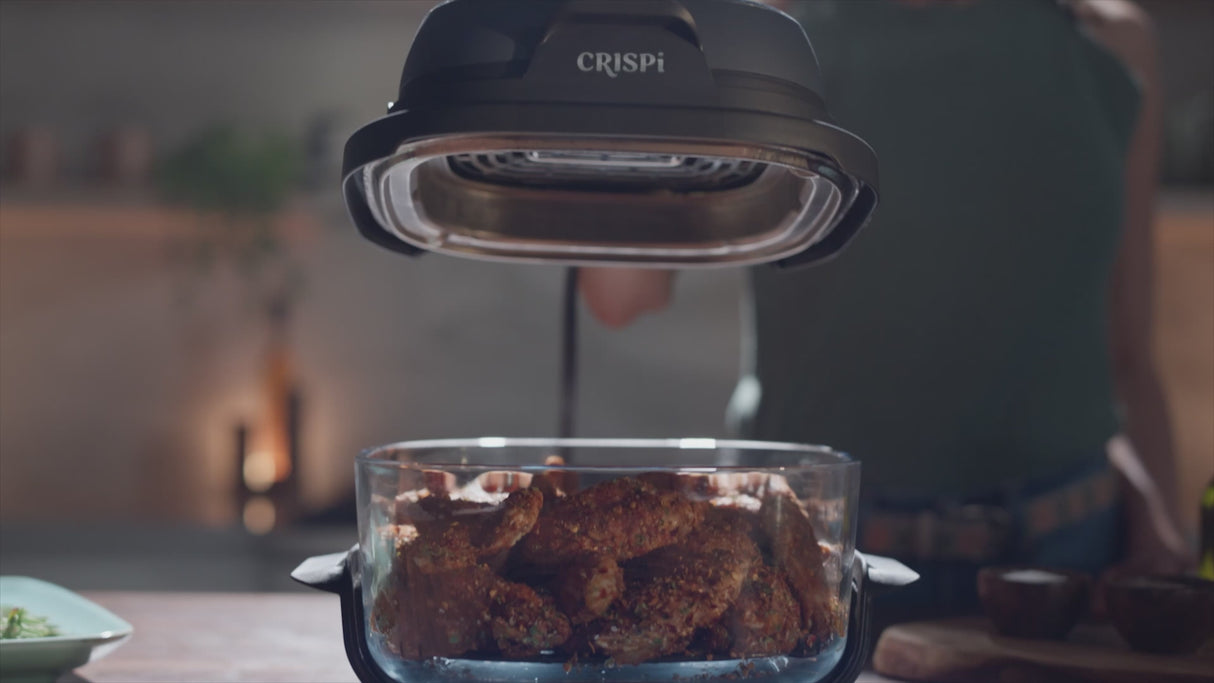 Ninja CRISPi 4 in 1 Portable Glass Air Fryer 4.5 Litre - Cyber Space | FN101UKGY