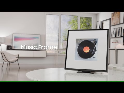 Samsung Music Frame Wireless Smart Speaker (2024) - Black | HW-LS60D