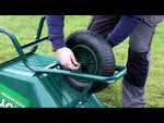 Moy Galvanised Wheelbarrow 90 Litre - Unassembled | 71003_US